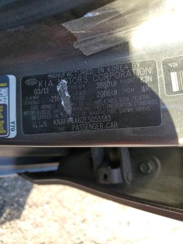 KNAFK4A62E5055183 KIA FORTE LX