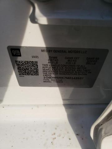 2021 CADILLAC CT5 LUXURY - 1G6DW5RK7M0143537