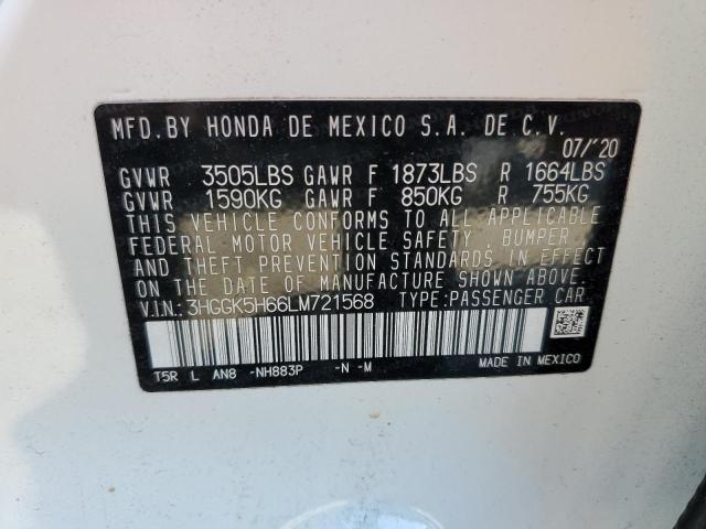 2020 HONDA FIT SPORT - 3HGGK5H66LM721568