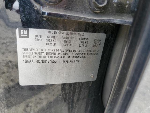 1G6AA5RX7D0174655 Cadillac ATS