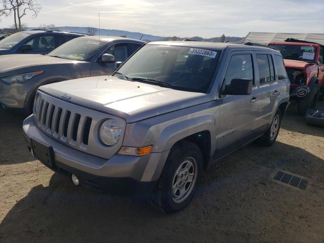 Salvage cars for sale from Copart San Martin, CA: 2016 Jeep Patriot SP