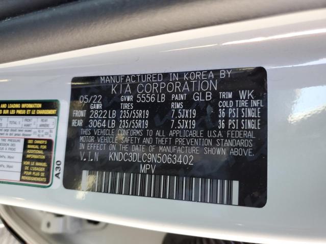 KNDC3DLC9N5063402 KIA EV6 LIGHT