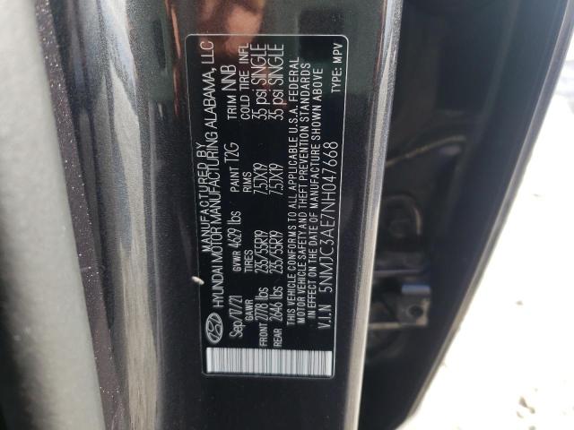 2022 HYUNDAI TUCSON SEL - 5NMJC3AE7NH047668