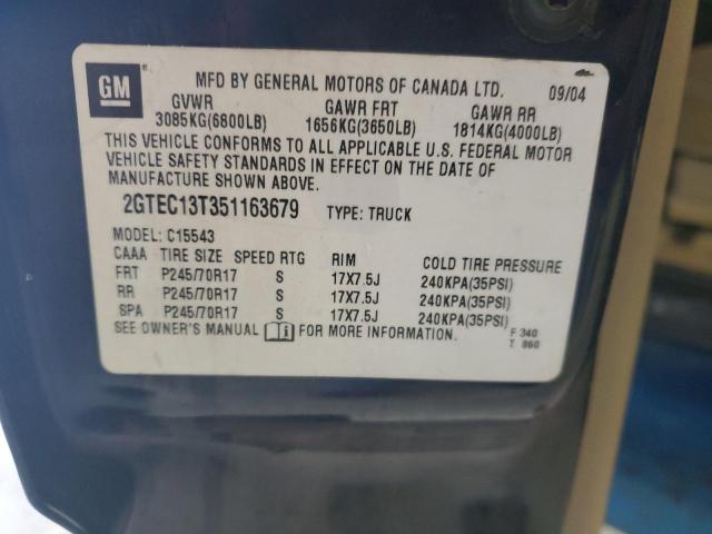 2GTEC13T351163679 GMC New Sierra C1500