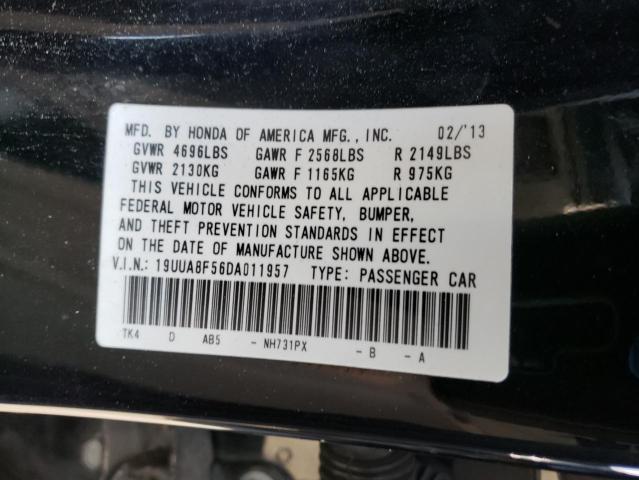 2013 ACURA TL TECH VIN: 19UUA8F56DA011957