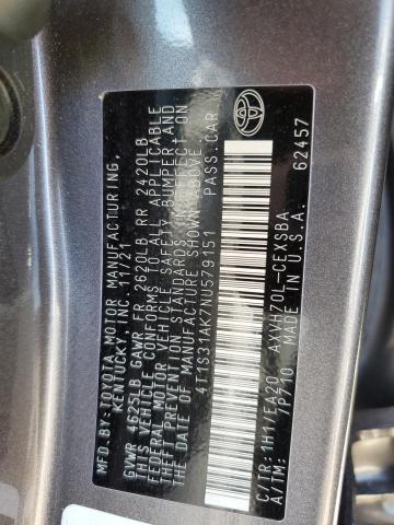 2022 TOYOTA CAMRY NIGH - 4T1S31AK7NU579151