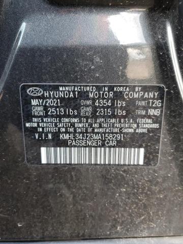 KMHL34J23MA158291 | 2021 HYUNDAI SONATA LIM