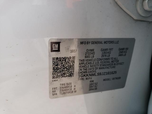 1GKKNMLS9JZ161625 GMC Acadia Slt-1