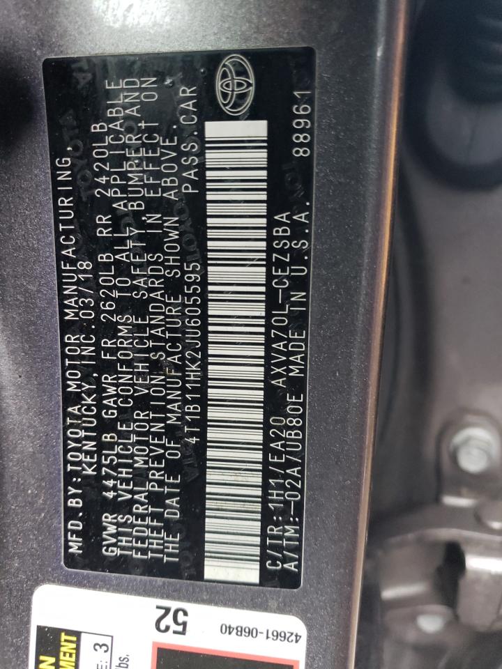 2018 Toyota Camry - Image 12