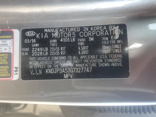 KNDJP3A53G7327747 KIA SOUL +