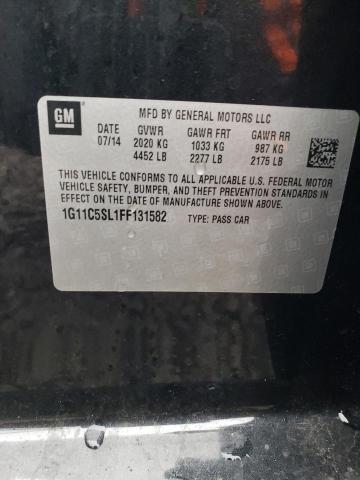 2015 CHEVROLET MALIBU LT1 1G11C5SL1FF131582