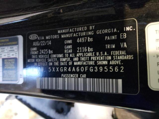 5XXGR4A60FG395562 KIA OPTIMA SX