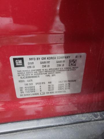 2017 BUICK ENCORE PRE - KL4CJBSB6HB006576