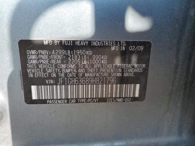 JF1GH63689H821796 Subaru Impreza