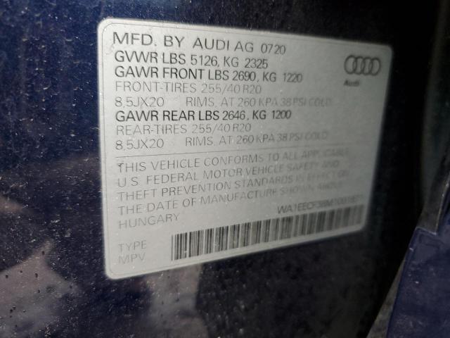 2021 AUDI Q3 PREMIUM WA1EECF38M1001871