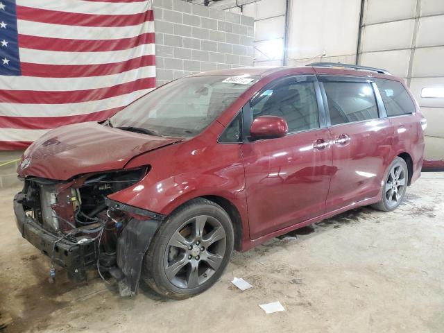 Salvage cars for sale from Copart Columbia, MO: 2015 Toyota Sienna Sport