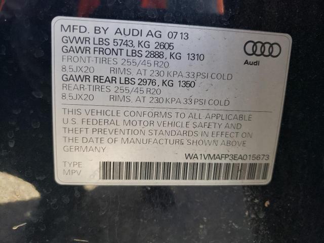 VIN WA1VMAFP3EA015673 2014 Audi Q5, Tdi Prestige no.13