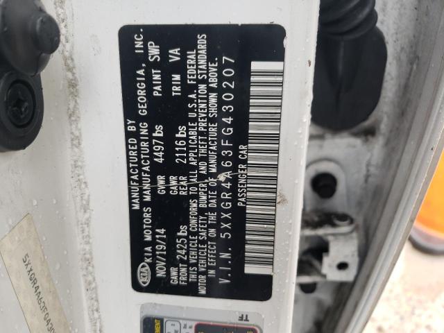 5XXGR4A63FG430207 KIA OPTIMA SX