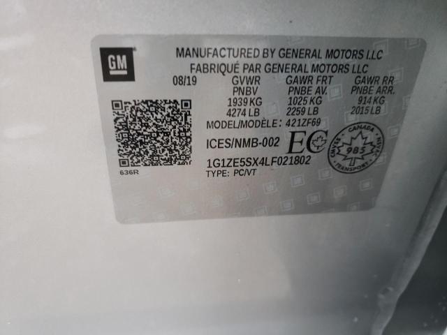 2020 CHEVROLET MALIBU PRE - 1G1ZE5SX4LF021802