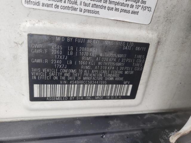 4S4BRBCC5B3447095 Subaru Outback 2.5i Premium