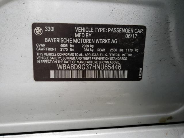 WBA8D9G37HNU65446 BMW 330 XI