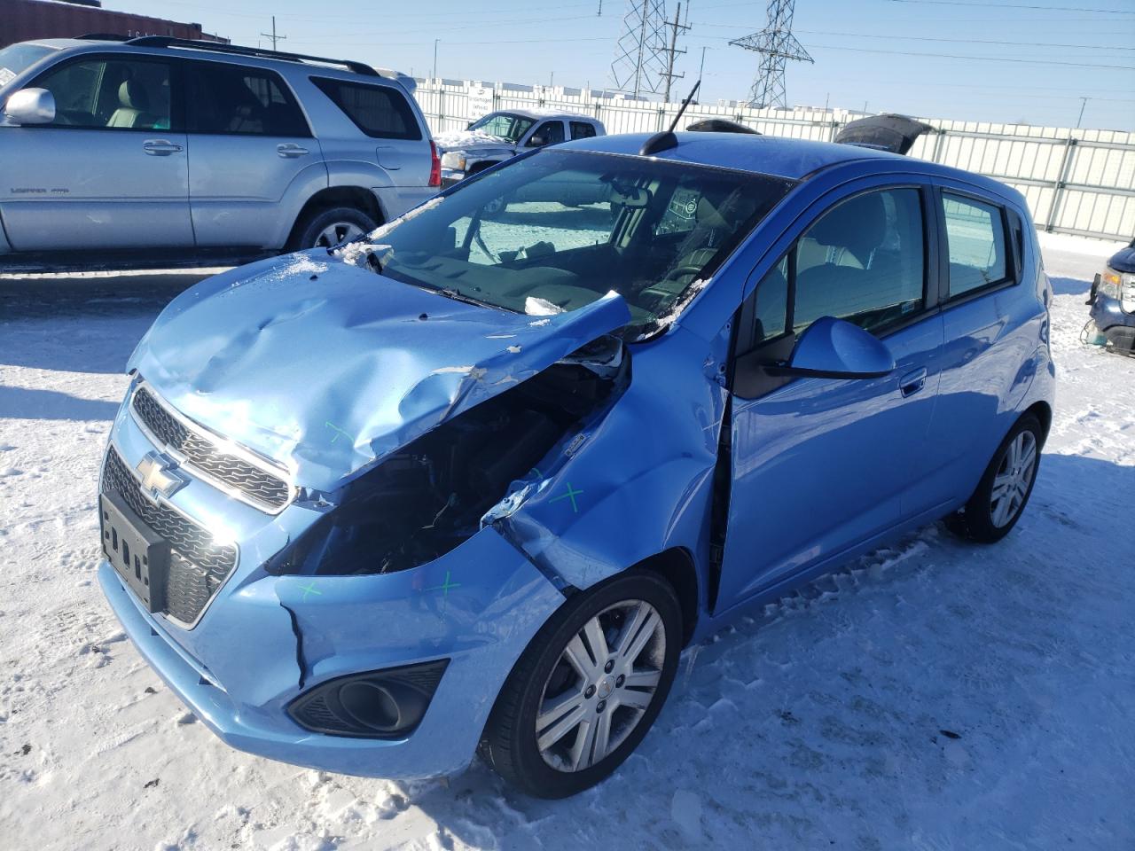 2015 Chevrolet Spark Ls продається в Elgin, IL - Front End
