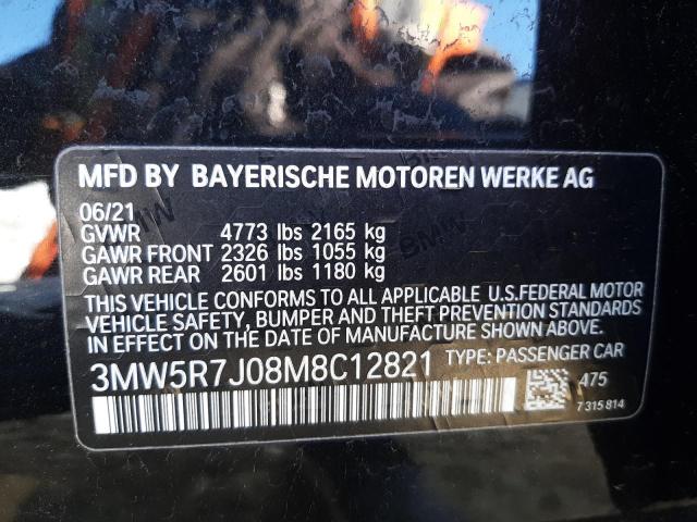 2021 BMW 330XI - 3MW5R7J08M8C12821