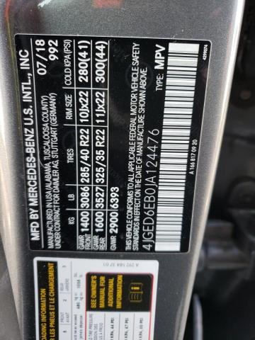 4JGED6EB0JA124476 Mercedes-Benz Gle Coupe 43 Amg