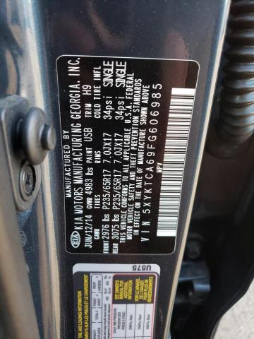 5XYKTCA69FG606985 KIA Sorento