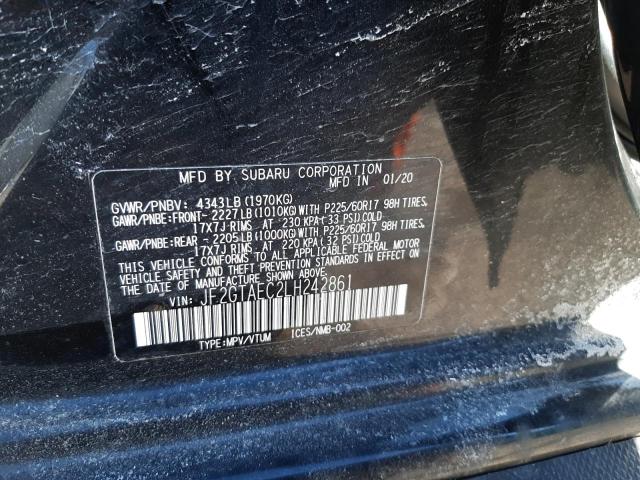 JF2GTAEC2LH242861 Subaru Crosstrek