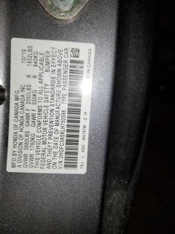 2020 HONDA CIVIC SI - 2HGFC3A5XLH750598