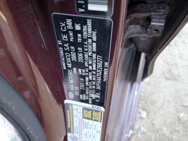 3KPFK4A70JE266277 KIA Forte
