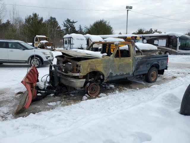 Salvage cars for sale from Copart Lyman, ME: 1997 Ford F350