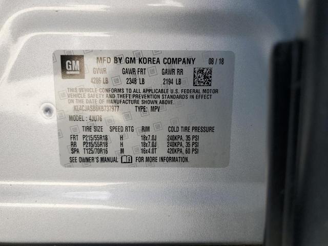 2019 BUICK ENCORE PRE - KL4CJASB6KB737977