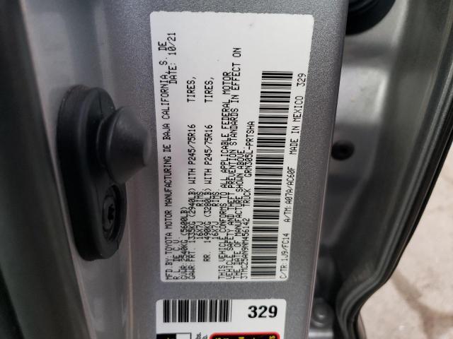 VIN 3TMCZ5AN9NM456142 2022 TOYOTA TACOMA no.12