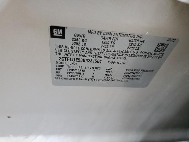 2CTFLUE53B6231504 GMC Terrain Slt