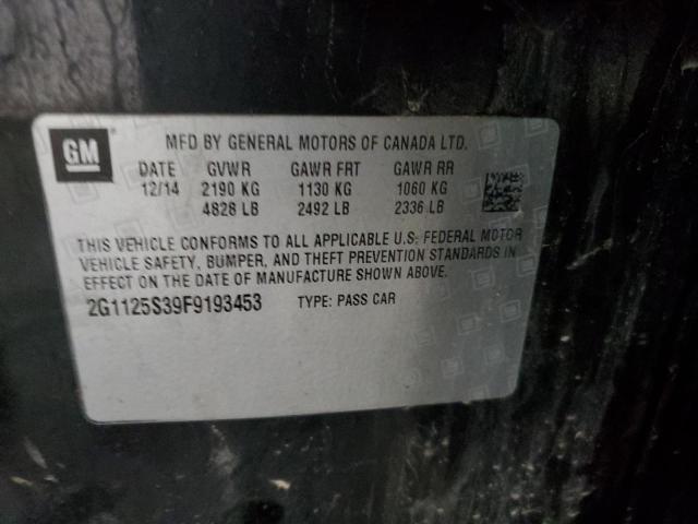 2015 CHEVROLET IMPALA LT - 2G1125S39F9193453