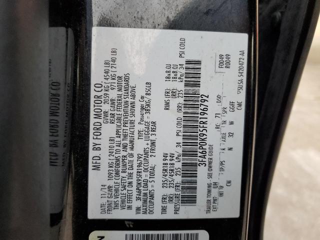 2015 FORD FUSION TIT 3FA6P0K95FR196792