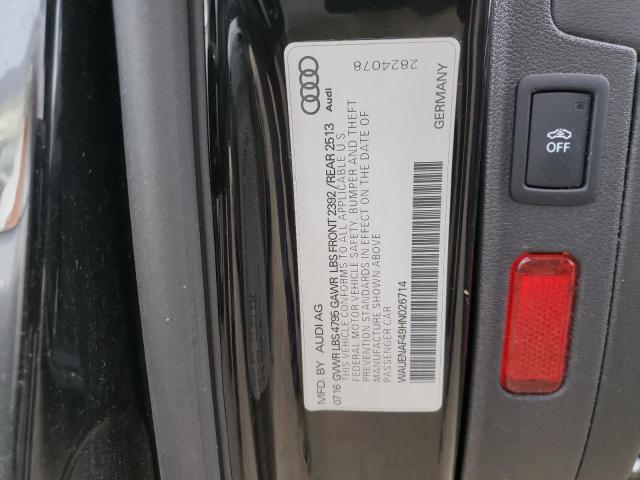 2017 AUDI A4 PREMIUM - WAUENAF49HN026714