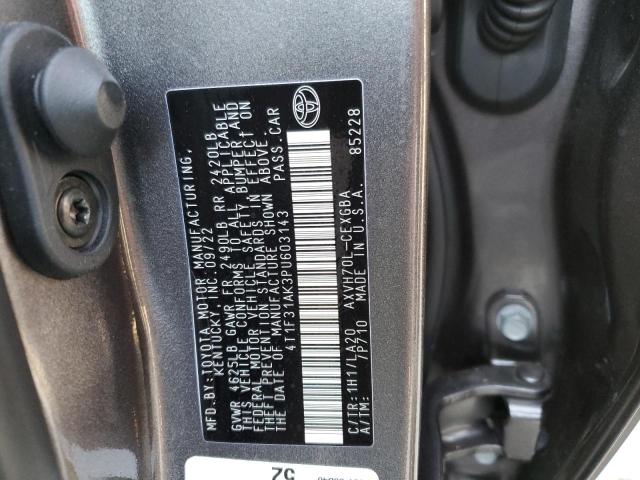 2023 TOYOTA CAMRY XLE 4T1F31AK3PU603143