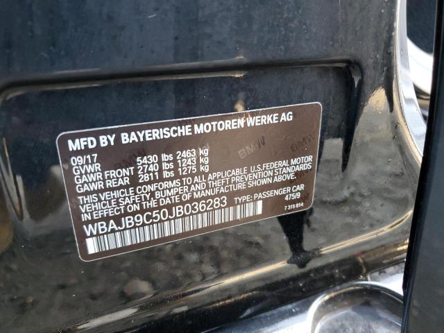 WBAJB9C50JB036283 BMW M550xi