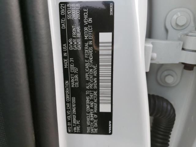 2022 VOLVO S60 T8 REC - 7JRBR0FZ8NG161300