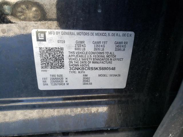 2019 CHEVROLET BLAZER 2LT - 3GNKBCRS5KS690548