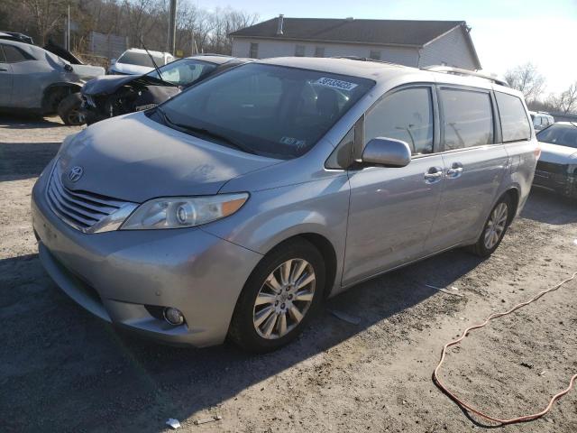 Salvage cars for sale from Copart York Haven, PA: 2012 Toyota Sienna XLE