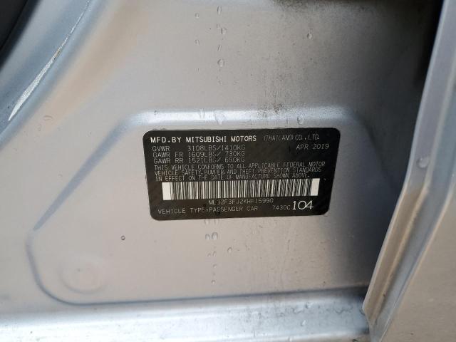 ML32F3FJ2KHF15990 Mitsubishi Mirage G4 Es