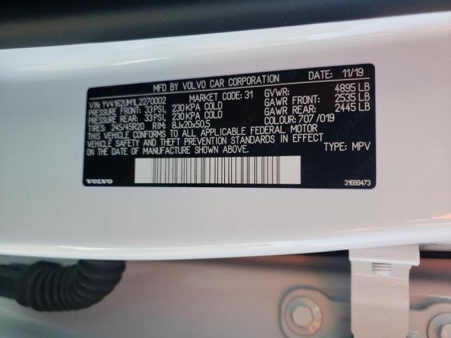 2020 VOLVO XC40 T5 R- - YV4162UM1L2270002