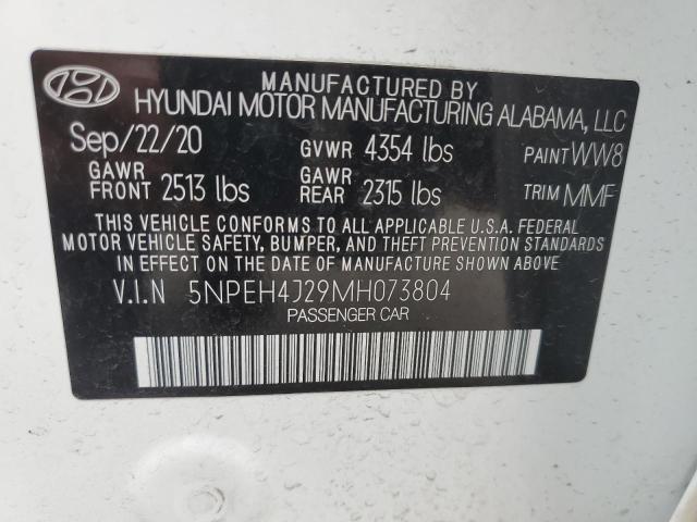 2021 HYUNDAI SONATA LIM - 5NPEH4J29MH073804
