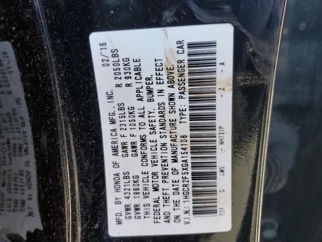 2016 HONDA ACCORD SPO 1HGCR2F5XGA154108