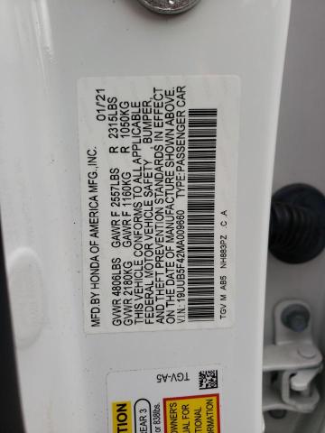 2021 ACURA TLX TECHNO - 19UUB5F42MA009660