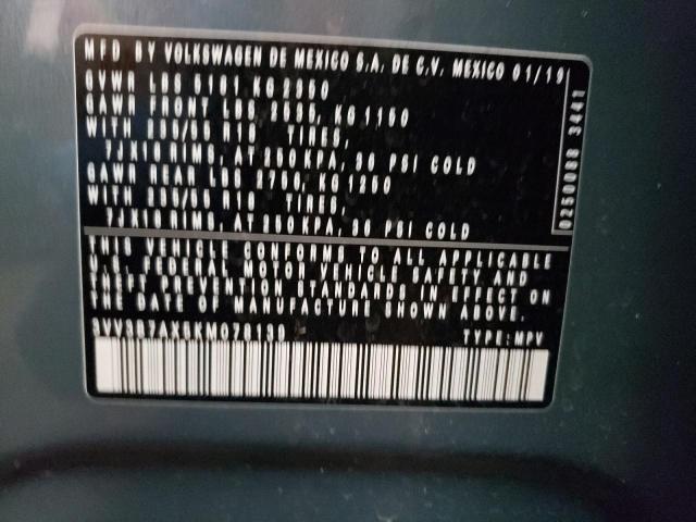 2019 VOLKSWAGEN TIGUAN SE - 3VV3B7AX5KM078139